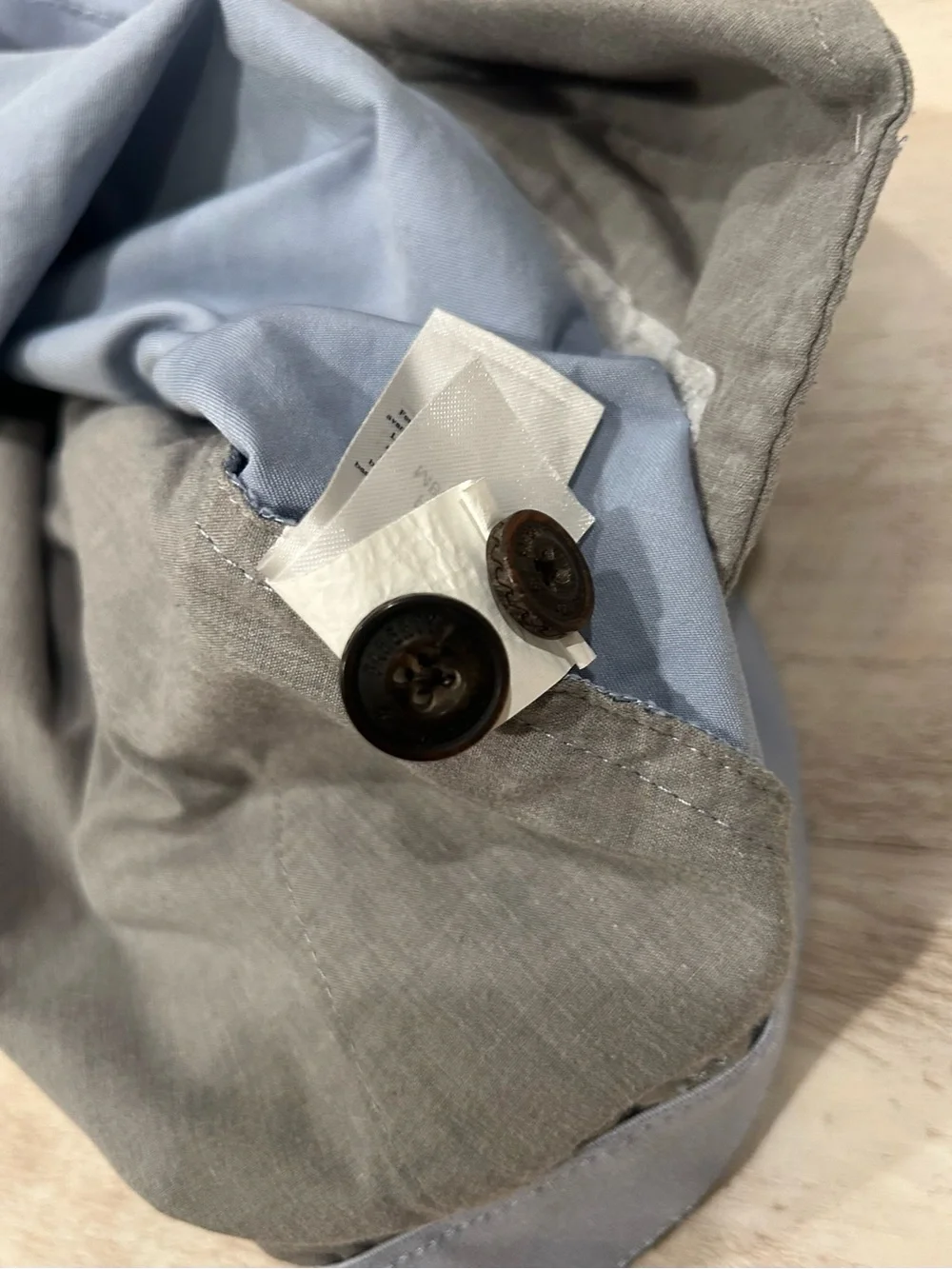 Faherty Light Blue Men's Flat Front Shorts